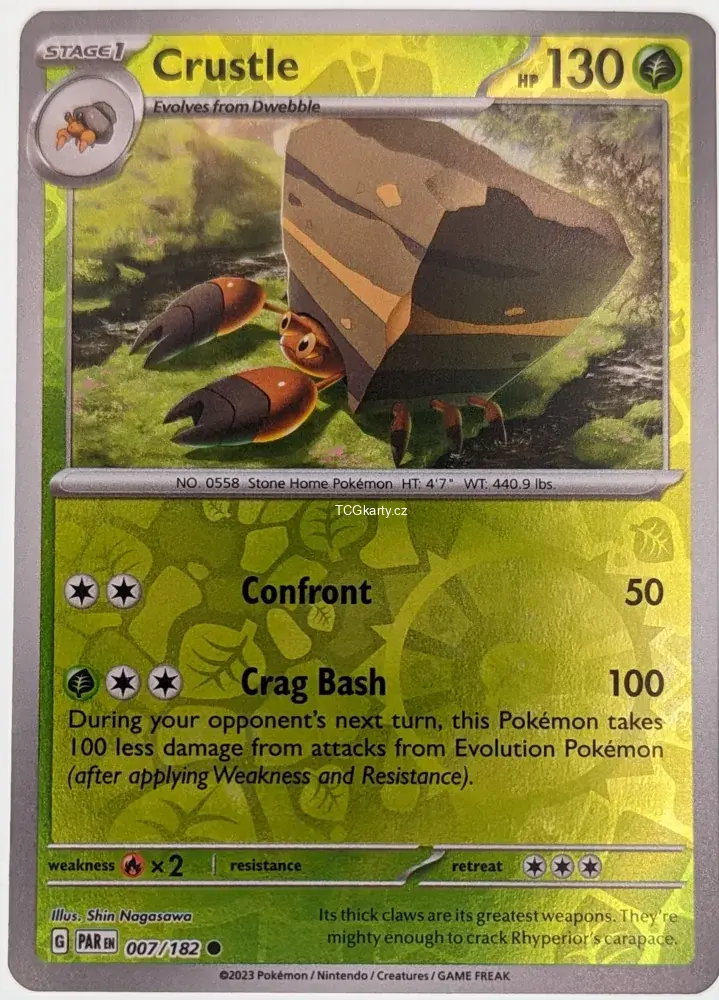 Crustle Par - Reverse Holo