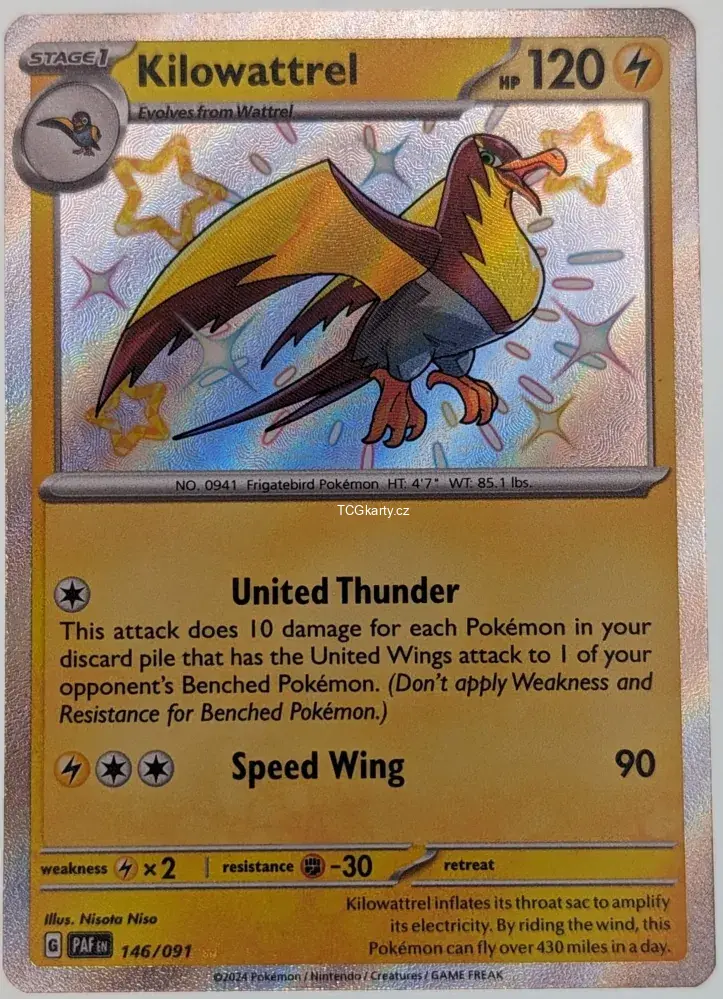 Kilowattrel Paf - Shiny