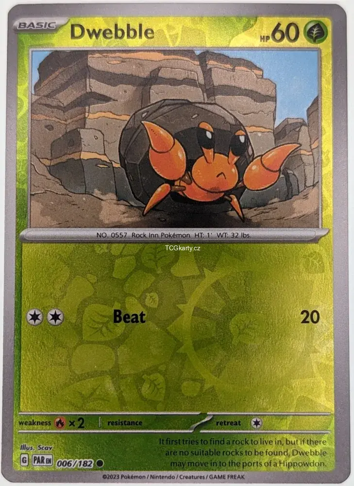 Dwebble Par - Reverse Holo