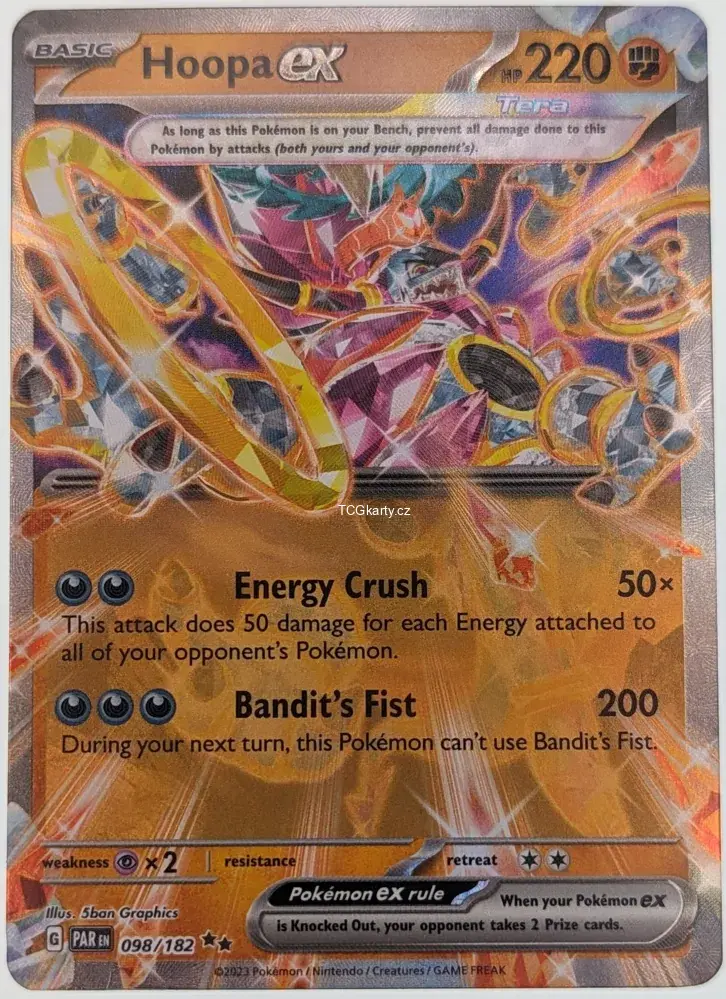 Hoopa Ex Par - Double Rare