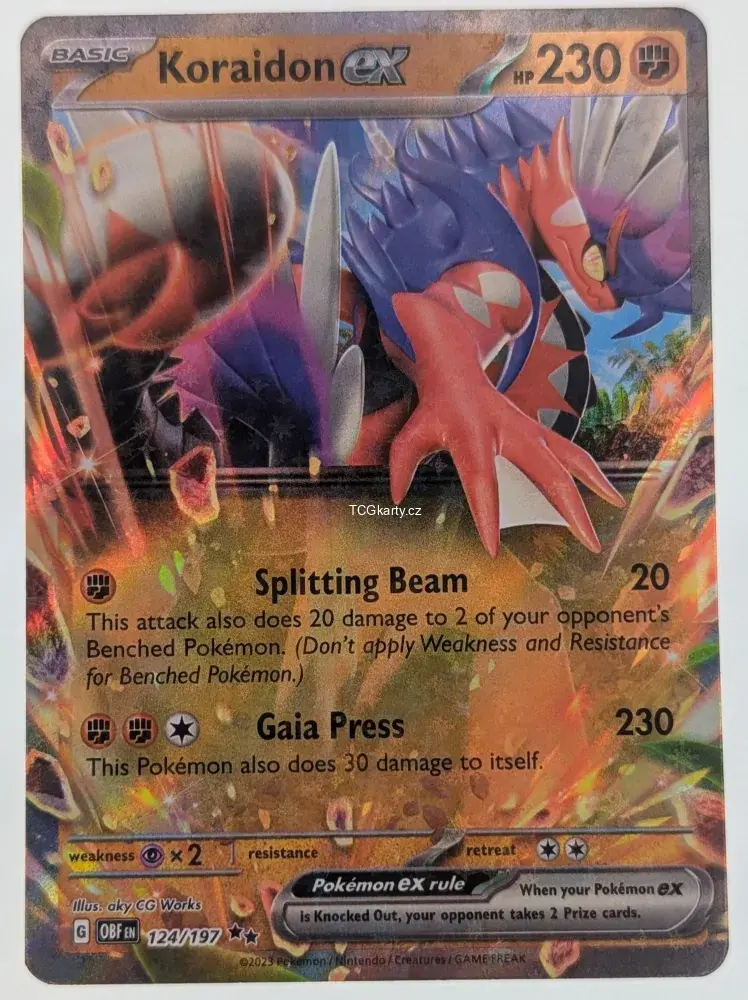 Koraidon Ex Obf - Double Rare