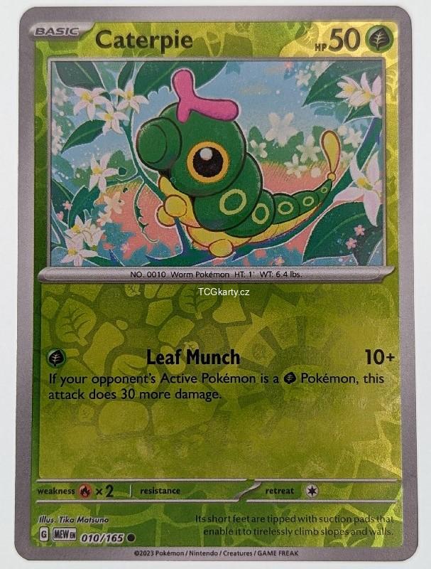 Caterpie 151 - Reverse holo