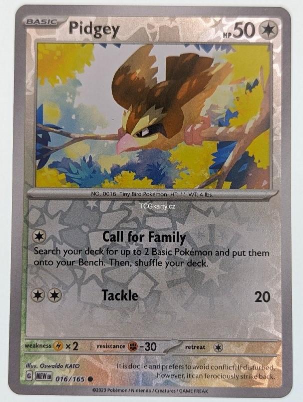 Pidgey 151 - Reverse holo