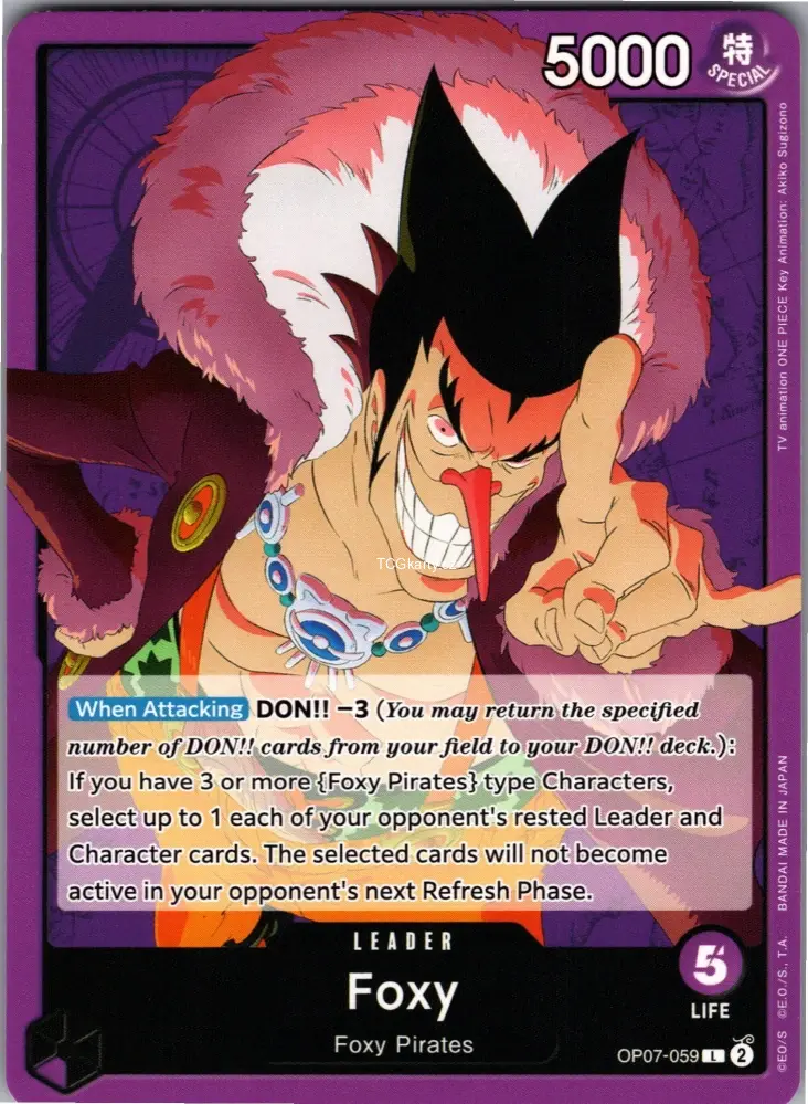 Foxy (OP07-059) (V.1) - Leader
