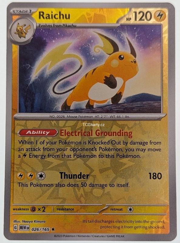 Raichu 151 - Reverse holo