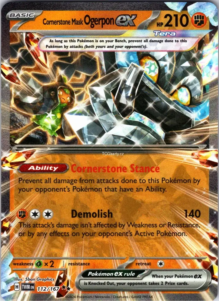 Cornerstone Mask Ogerpon ex - Double Rare