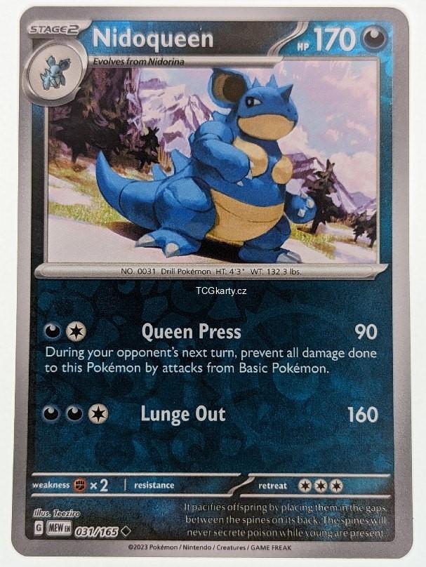 Nidoqueen 151 - Reverse holo