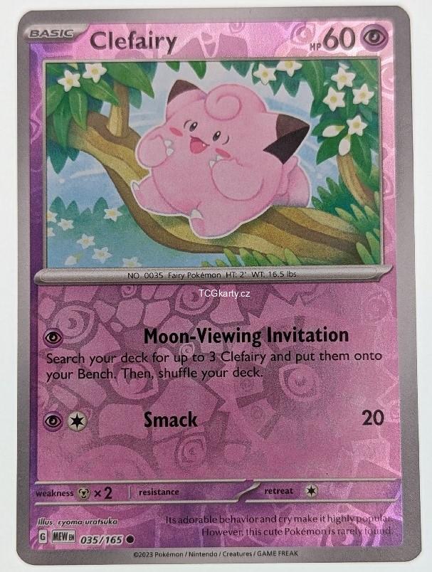Clefairy 151 - Reverse Holo