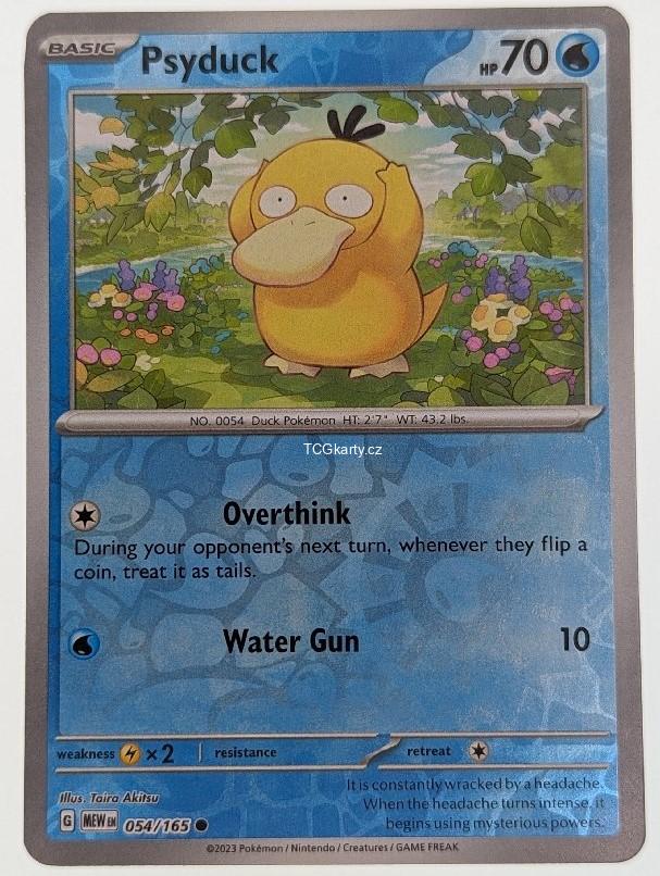 Psyduck 151 - Reverse Holo