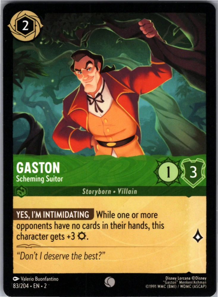 Gaston - Scheming Suitor
