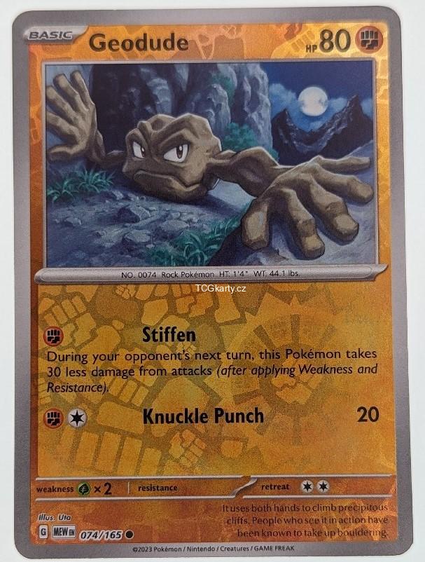 Geodude 151 - Reverse Holo