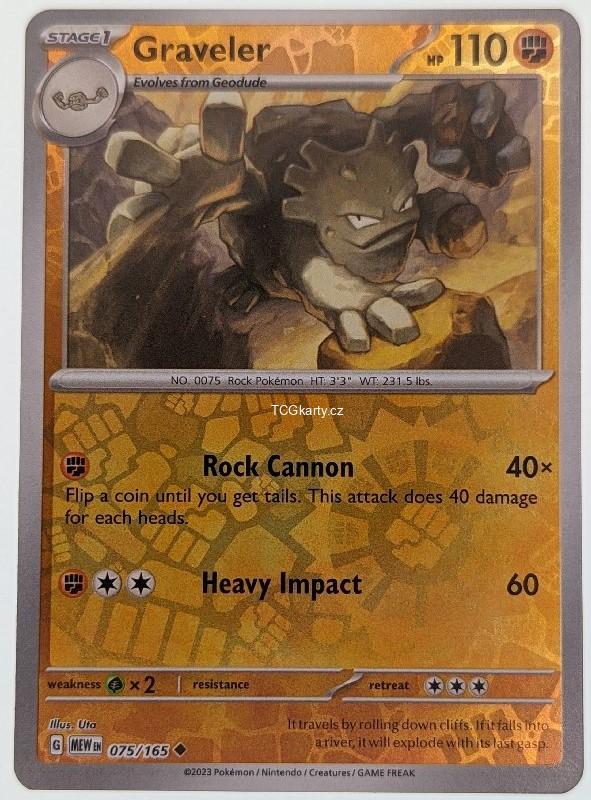 Graveler 151 - Reverse Holo
