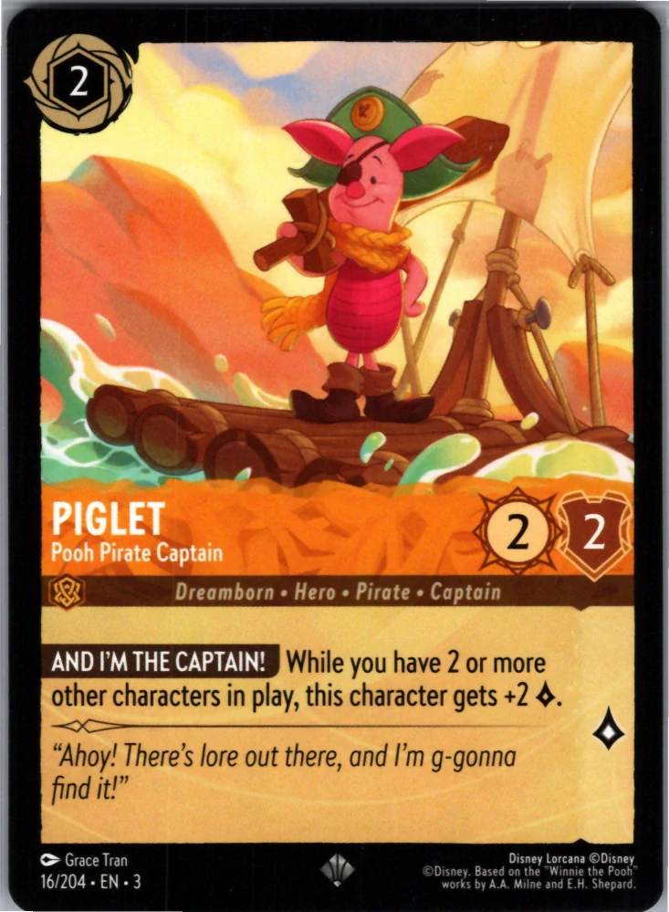 Piglet - Pooh Pirate Captain (V.1)