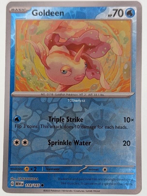 Goldeen 151 - Reverse Holo