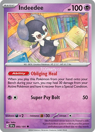 Indeedee SSP - Reverse Holo