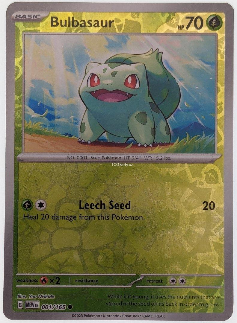 Bulbasaur 151 - Reverse Holo