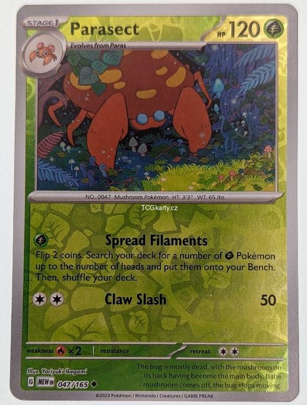 Parasect 151 - Reverse Holo