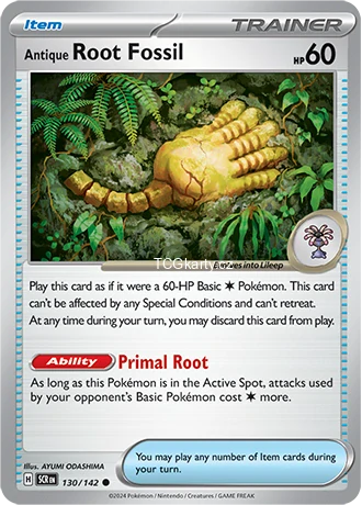 Antique Root Fossil - Reverse Holo