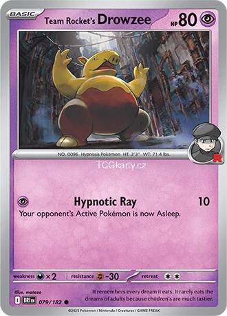 Team´s Rocket Drowzee DRI - Reverse Holo