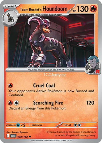 Team´s Rocket Houndoom DRI - Reverse Holo