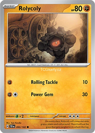 Rolycoly - Reverse Holo