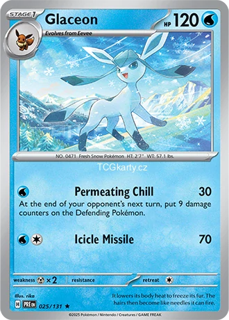 Glaceon PRE - Reverse Holo