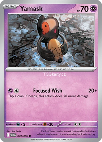 Yamask - Reverse Holo