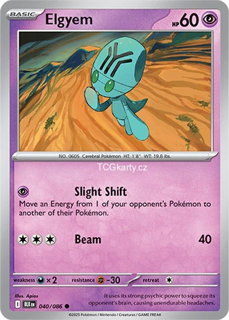 Elgyem - Reverse Holo