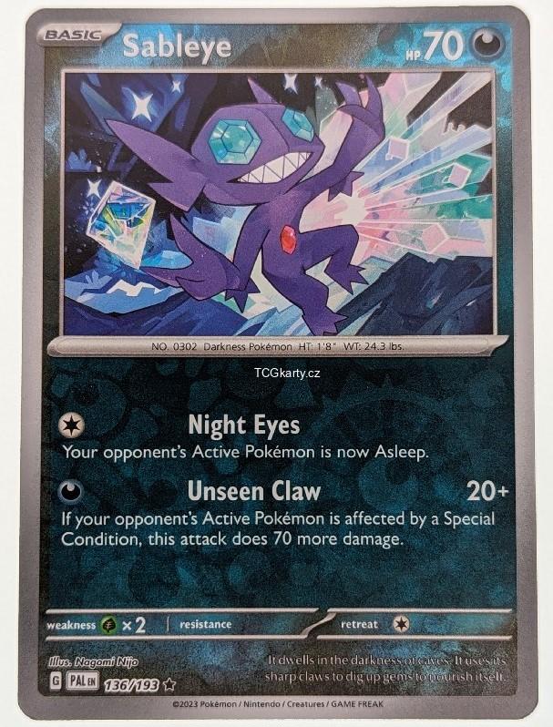 Sableye Pal - Reverse Holo