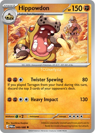 Hippowdon - Reverse Holo