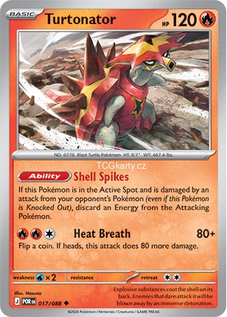 Turtonator - Reverse Holo