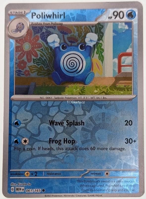 Poliwhirl 151 - Reverse Holo