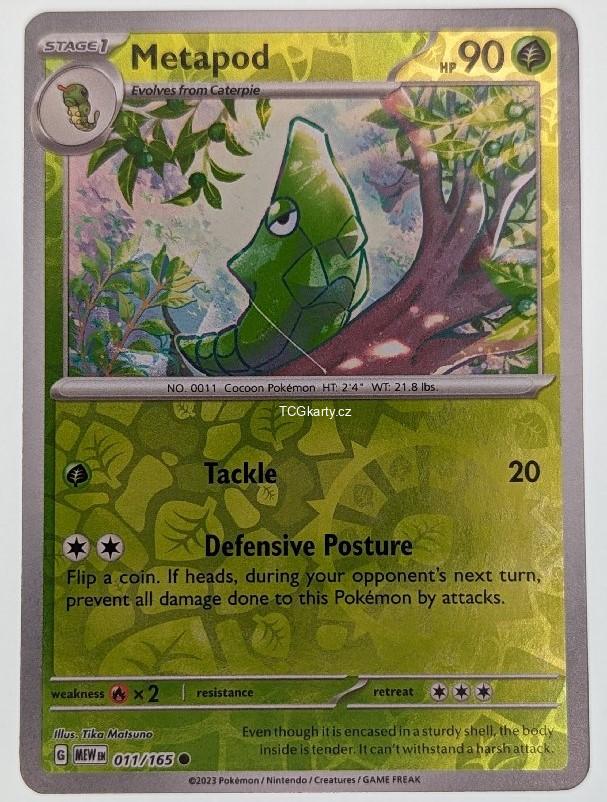 Metapod 151 - Reverse holo