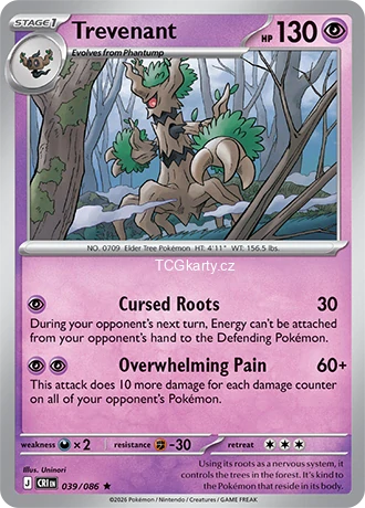 Trevenant - Reverse Holo