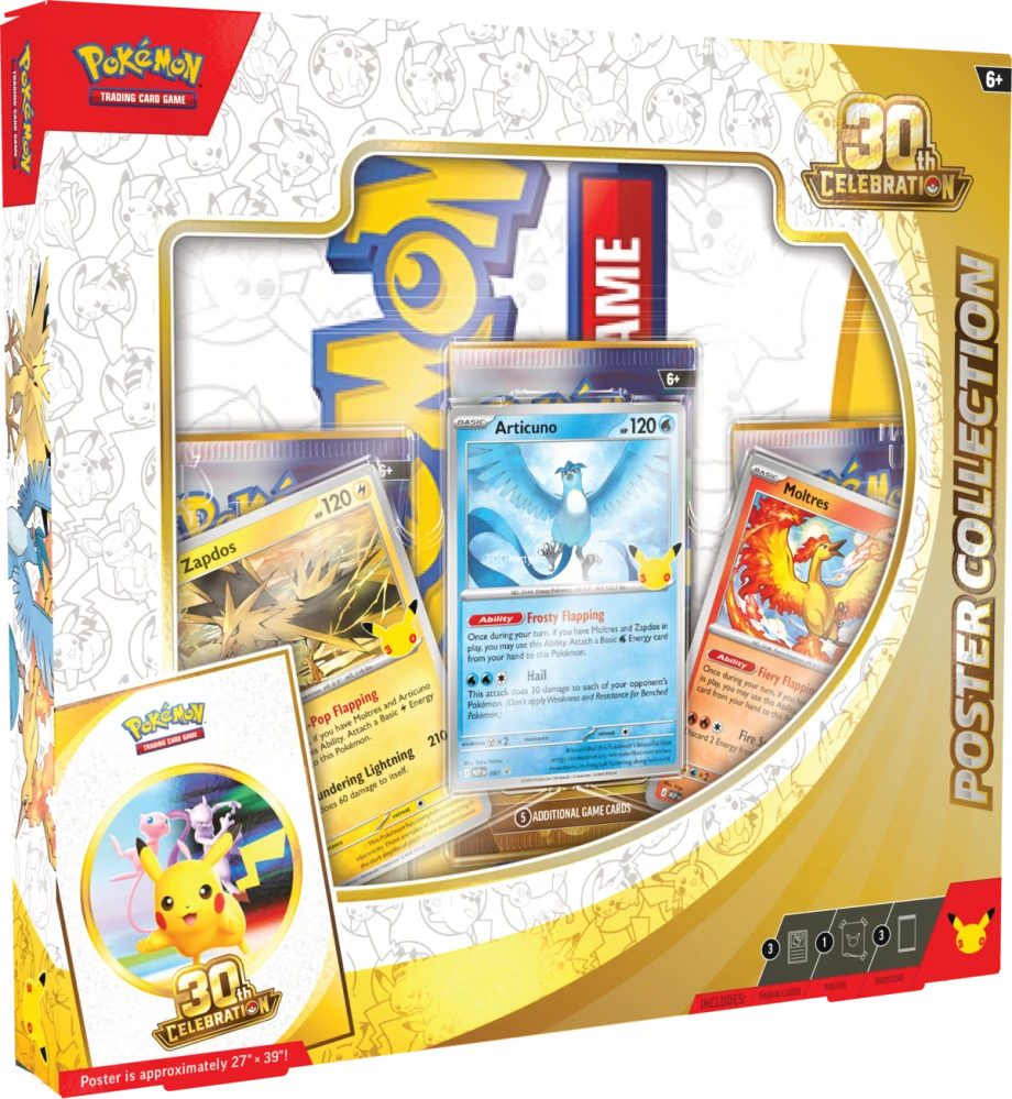 Pokémon TCG: 30th Celebration Poster Collection