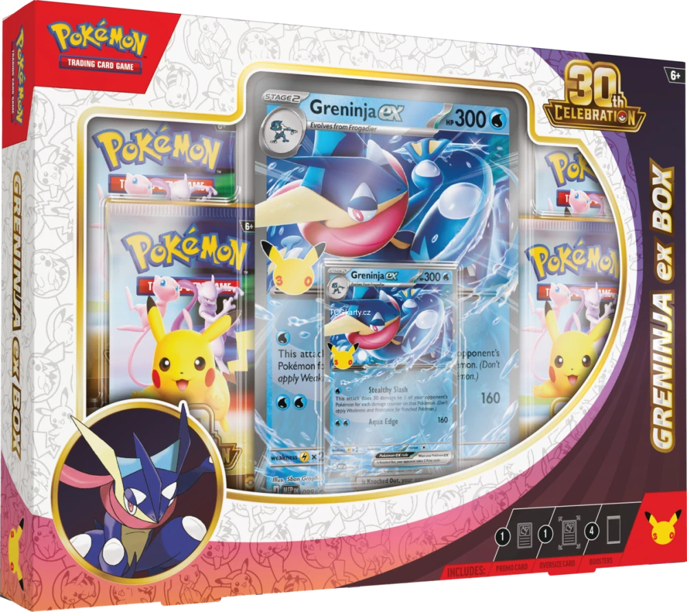 Pokémon TCG: 30th Celebration Greninja ex Box