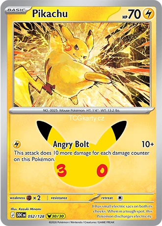 Pikachu - Rare Holo