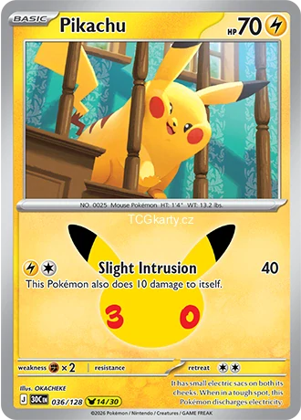 Pikachu - Rare Holo