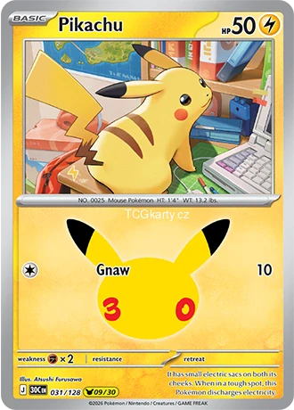 Pikachu - Rare Holo