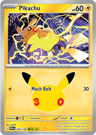 Pikachu - Rare Holo