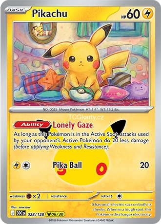 Pikachu - Rare Holo