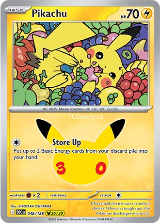 Pikachu - Rare Holo
