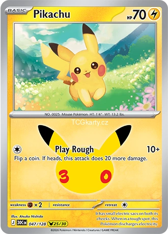 Pikachu - Rare Holo