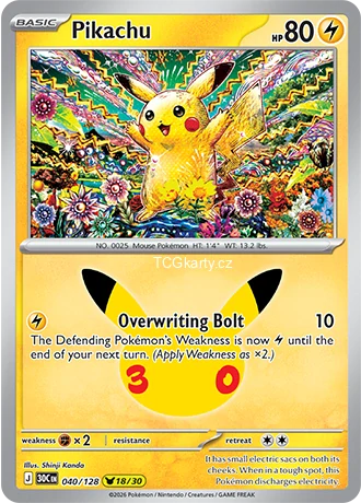 Pikachu - Rare Holo