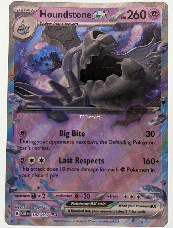 Houndstone Ex Obf - Double Rare