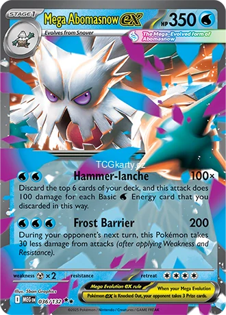 Mega Abomasnow Ex - Double Rare