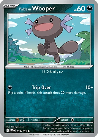 Paldean Wooper - Reverse Holo