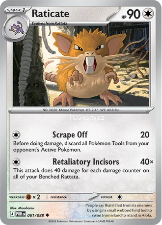 Raticate - Reverse Holo
