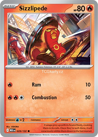 Sizzlipede - Reverse Holo