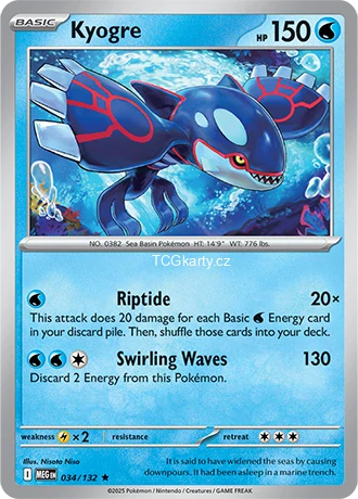 Kyogre - Reverse Holo